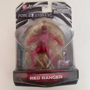 Bandai Power Rangers Red Ranger Action Figure Sealed